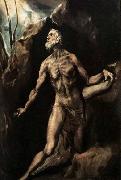 GRECO, El Saint Jerome Penitent oil painting